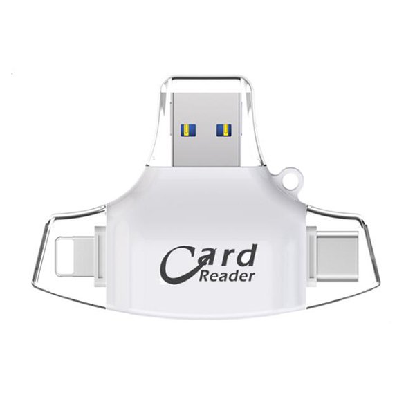 USB 2.0/Lightning/Type-C/Micro讀卡機-支援TF/SD卡-塑料材質_1