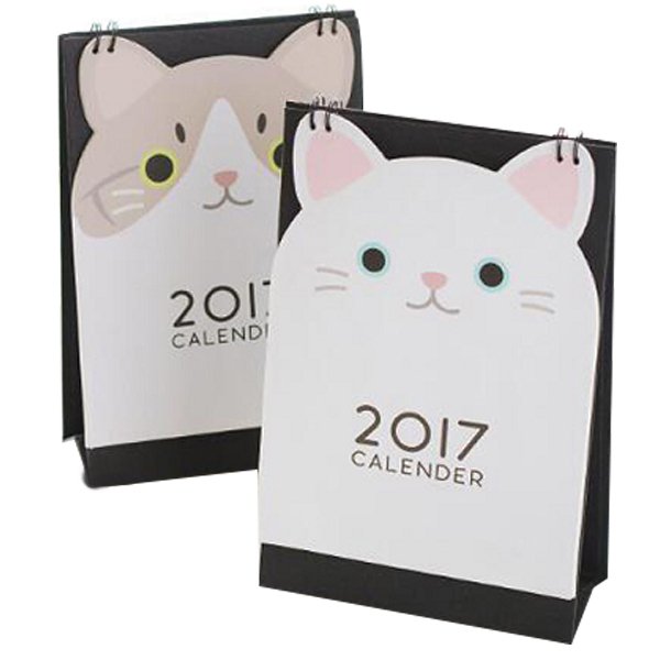 貓咪造型桌曆-直式客製-彩色印刷_2