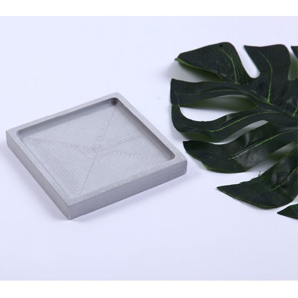 環保耐用耐熱珪藻土吸水方形杯墊盤-4