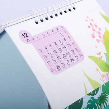 創意桌曆製作-多功能置物月曆-三角桌曆_6