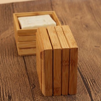 桌上型帶蓋款單層竹木肥皂盒-長方形_2