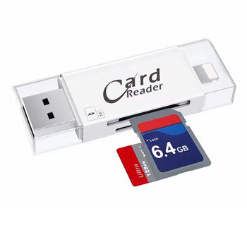 USB 3.0/Lightning讀卡機-支援TF/SD卡-塑料材質_1