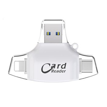 USB 2.0/Lightning/Type-C/Micro讀卡機-支援TF/SD卡-塑料材質_0