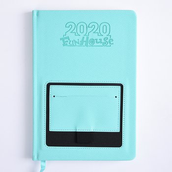 25K皮革烙凹精裝工商日誌-封底口袋PU筆記本-可客製化內頁與LOGO_2