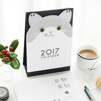 貓咪造型桌曆-直式客製-彩色印刷_0