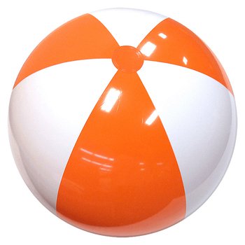 沙灘球-PVC經典條紋充氣沙灘球-客製化印刷logo_2
