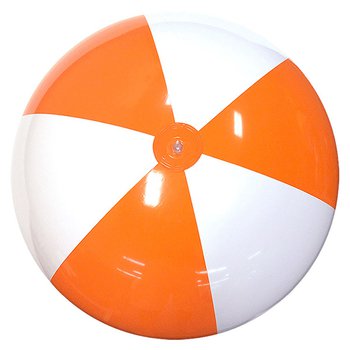 沙灘球-PVC經典條紋充氣沙灘球-客製化印刷logo_1