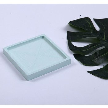 環保耐用耐熱珪藻土吸水方形杯墊盤_1