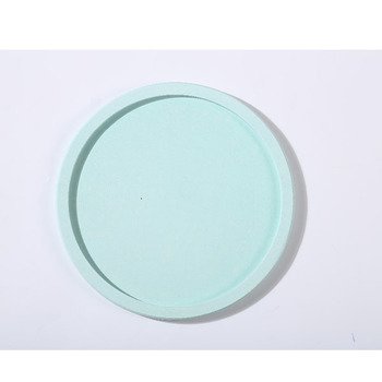 環保耐用耐熱珪藻土吸水圓形杯墊盤_0