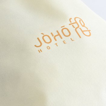 不織布束口提袋-厚度80G-尺寸W27*H35-單色單面-可客製化印刷LOGO _1