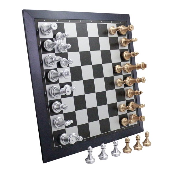 經典黑白木製西洋棋套組_1