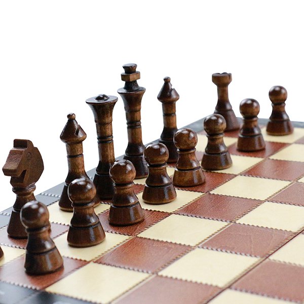 經典可折疊收納木製西洋棋套組_3
