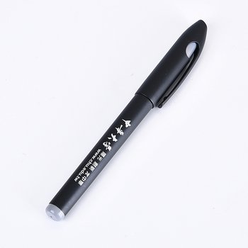 廣告筆-噴砂塑膠筆管禮品-單色中性筆_7