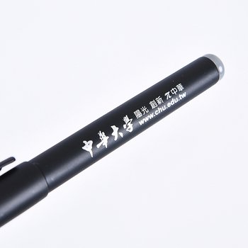廣告筆-噴砂塑膠筆管禮品-單色中性筆_8
