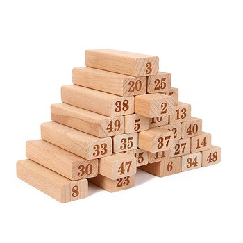 數字疊疊樂兒童益智積木-木製積木套裝_2