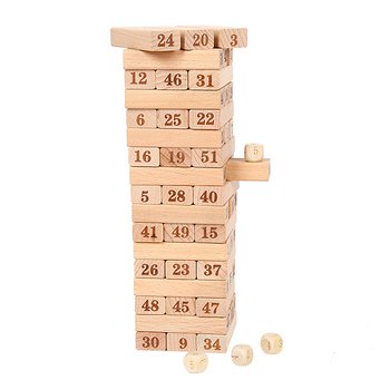 數字疊疊樂兒童益智積木-木製積木套裝_4