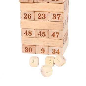 數字疊疊樂兒童益智積木-木製積木套裝_5
