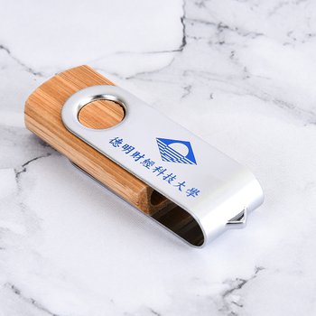 金屬木質隨身碟-原木金屬禮贈品USB-可印製企業logo(同57EA-1000)-德明財經科技大學_2
