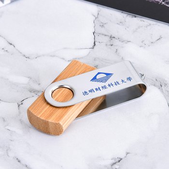 金屬木質隨身碟-原木金屬禮贈品USB-可印製企業logo(同57EA-1000)-德明財經科技大學_3