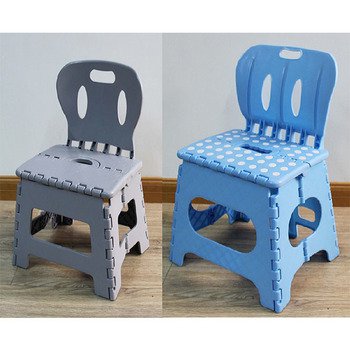 附靠背折疊凳-塑膠折疊椅_1