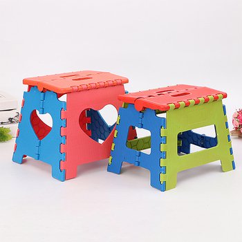 兒童手提折疊凳-塑膠折疊椅_1