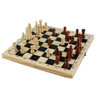 多尺寸可折疊收納木製西洋棋套組_2