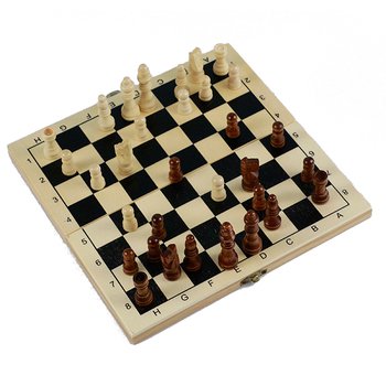 多尺寸可折疊收納木製西洋棋套組_0