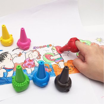 動物造型兒童手指蠟筆-6色-可印LOGO_4