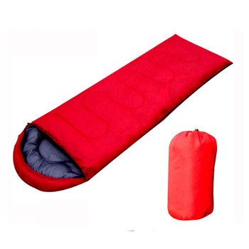 單人可摺疊戶外睡袋-190T聚酯纖維+PP棉睡袋_0