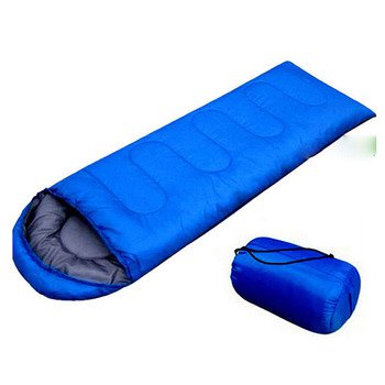 單人可摺疊戶外睡袋-190T聚酯纖維+PP棉睡袋_1