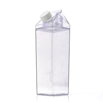500ml牛奶瓶造型方形水瓶-PP方瓶_0