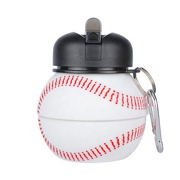550ml棒球造型水瓶-可摺疊矽膠水壺_0