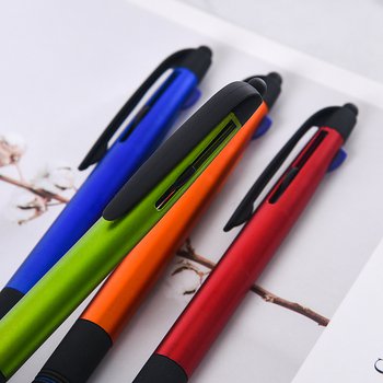 觸控筆-商務電容禮品多功能廣告三色筆-兩用觸控廣告原子筆_3