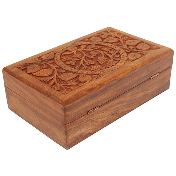 小巧木製雕刻首飾盒_2