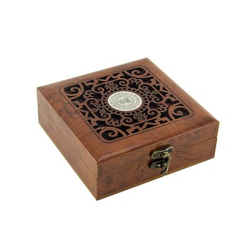 禮品盒-中式古典木雕方形禮品盒-可客製化印刷logo_1