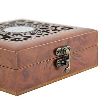 禮品盒-中式古典木雕方形禮品盒-可客製化印刷logo_2