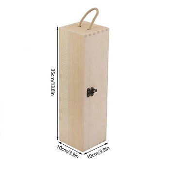 禮品盒-掀蓋式手提單支紅酒松木禮品盒-可客製化印刷logo_5