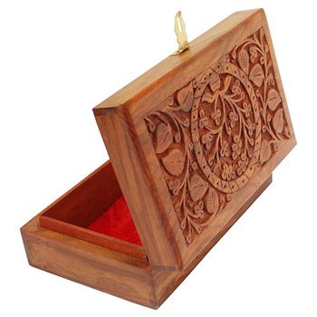 首飾盒-小巧木製禮品盒/雕刻首飾-可客製化印刷logo盒_3