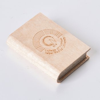 書本造型木製隨身碟-可印刷logo(同57EA-0060)	_0