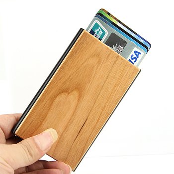 木製雕刻RFID防盜名片盒_4