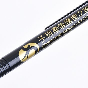 廣告筆-造型防滑筆管禮品-單色原子筆-二款筆桿可選-採購訂製贈品筆_3