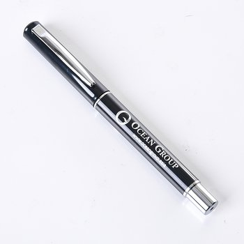 廣告筆-仿鋼筆金屬禮品-開蓋原子筆-多色款筆桿可選_9