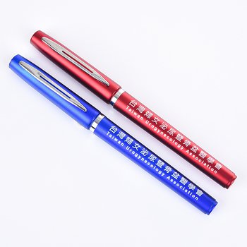 廣告筆-消光霧面筆管禮品-單色中性筆-工廠客製化印刷贈品筆_0