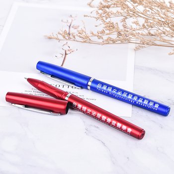 廣告筆-消光霧面筆管禮品-單色中性筆-工廠客製化印刷贈品筆_2
