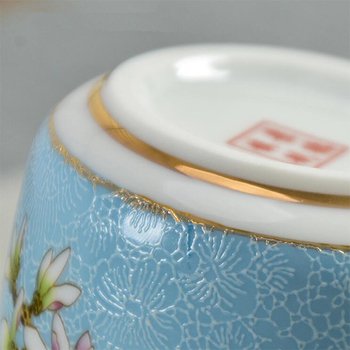 150ml一壺兩杯陶瓷茶具組-附濾茶器+茶葉罐+杯墊_6