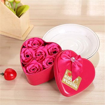 婚禮小物-玫瑰造型香味紙香皂_1