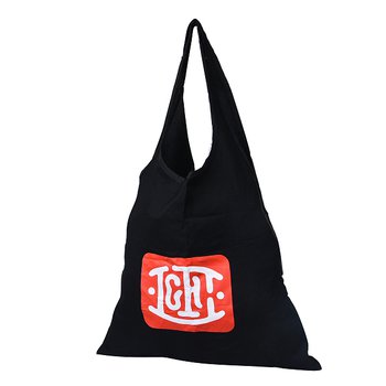 肩揹摺疊環保袋-150D斜紋布/可選色-單面單色印刷購物袋(附小收納袋)_9