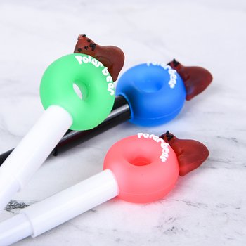 造型廣告筆-甜甜圈造型筆管禮品-單色原子筆-採購訂製贈品筆_2