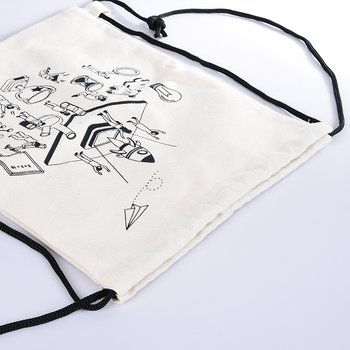 帆布束口後背包-厚度12oz-尺寸W30*H40-單色單面-可客製化印刷LOGO_4