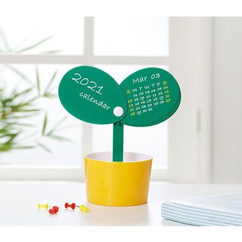 盆栽造型塑膠桌曆_1